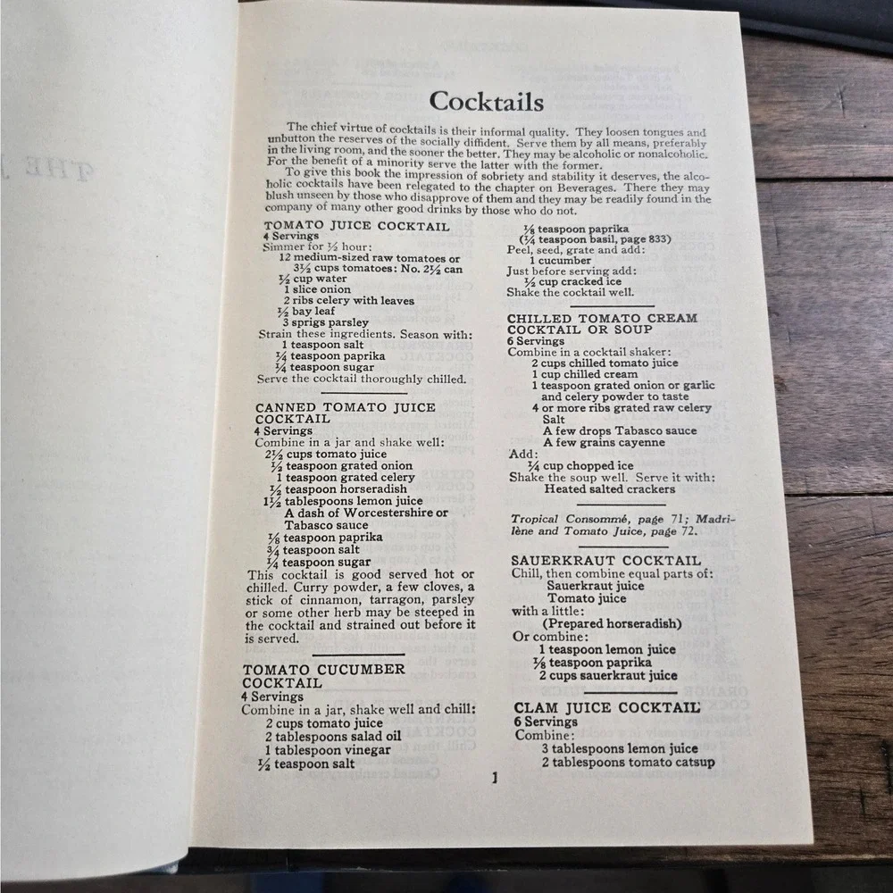 Bobbs-Merrill Joy of Cooking Cookbook Vintage Hardcover Revised Book